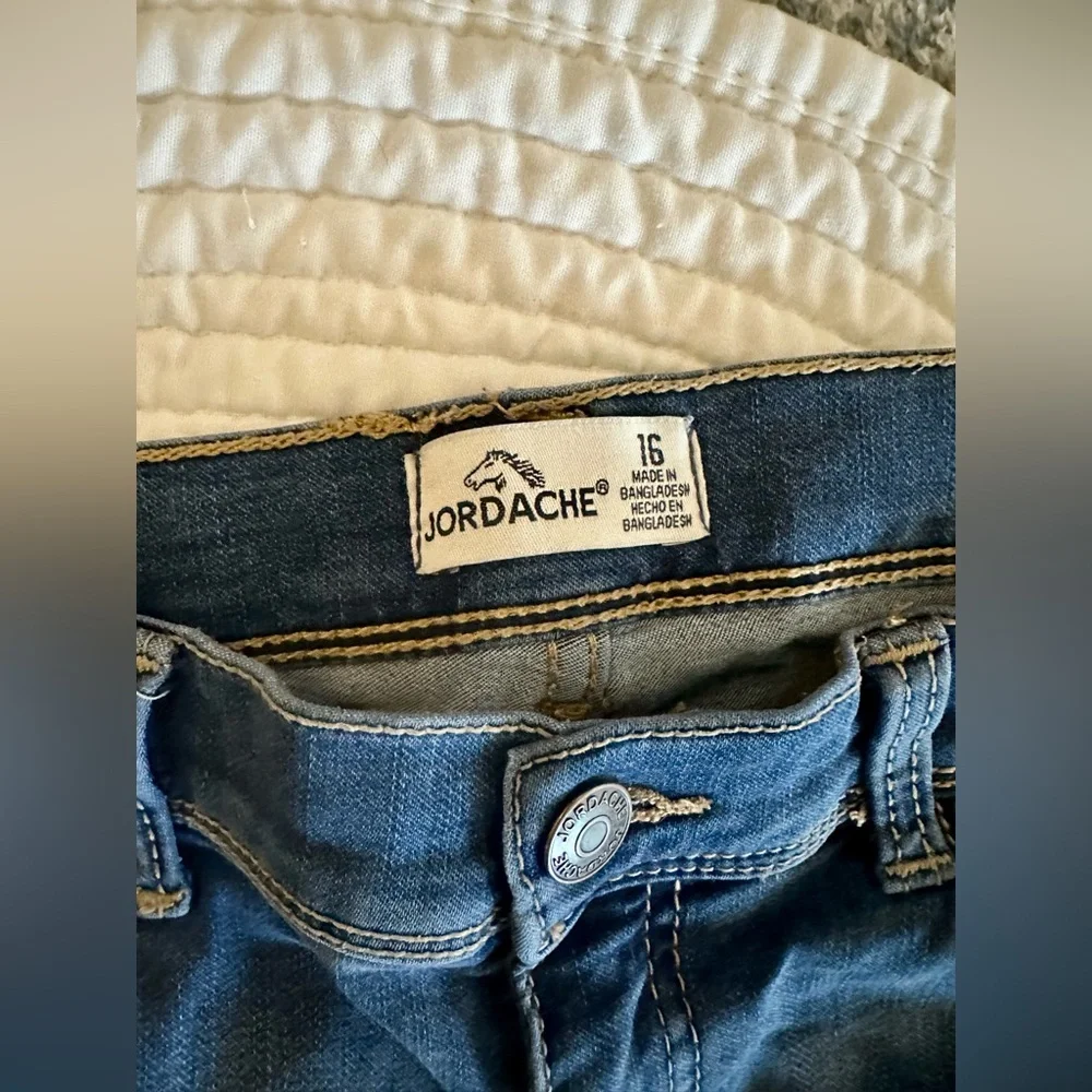 Jordache‎ Girls Dark Blue Flare Jeans